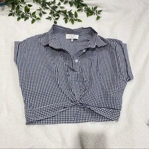 L’Academie Checkered Crop Top 🧵